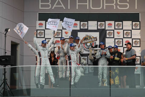 Podium 12H Bathurst | Fot. Audi