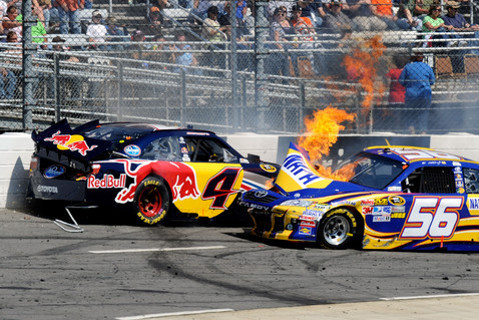 Kraksa w Martinsville | Fot. Getty Images