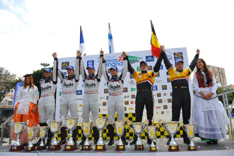 Podium Rally Islas Canarias | Fot. ircseries.com