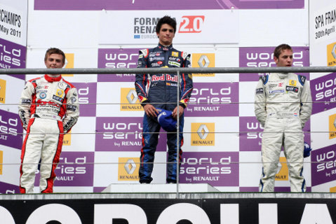 Podium w Spa | Fot. carlossainzjr.com
