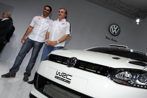 Nasser al-Attiyah i Carlos Sainz | Fot. VW