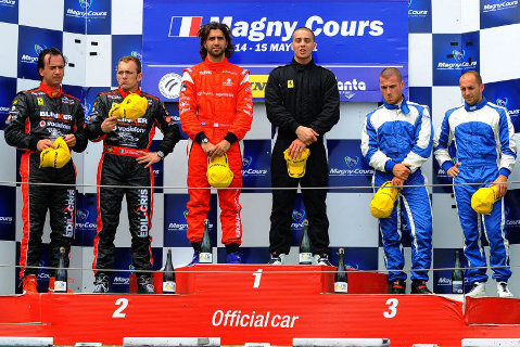 Podium w Magny-Cours | Fot. gtsport.es