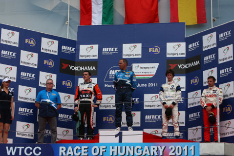 Podium na Hungaroringu | Fot. fiawtcc.com