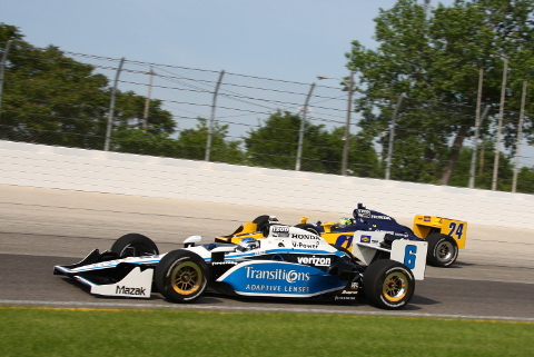 Ryan Briscoe i Ana Beatriz | Fot. Chris Jones