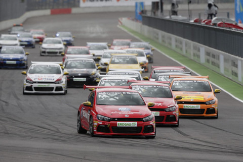 Start na EuroSpeedwayu | Fot. VW