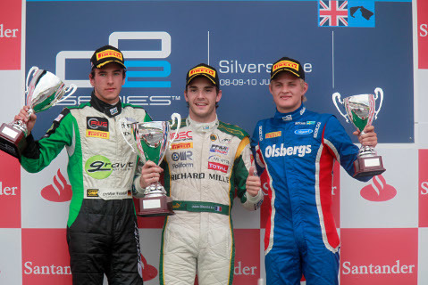 Podium w Silverstone | Fot. GP2