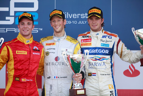 Podium na Silverstone | Fot. GP2