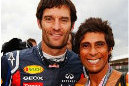 Mark Webber i Fatima Whitbread | Fot. Getty Images