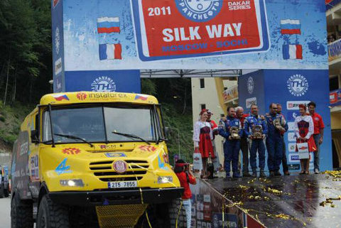 Podium w Soczi | Fot. silkwayrally.com