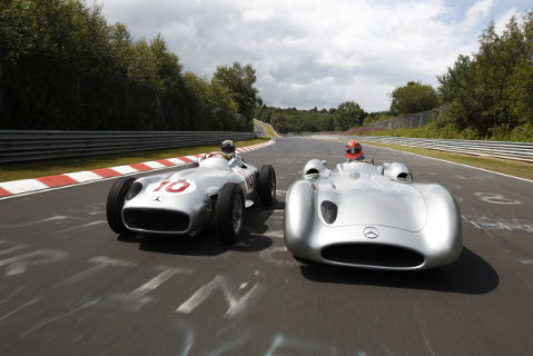 Nico Rosberg i Michael Schumacher | Fot. Mercedes GP