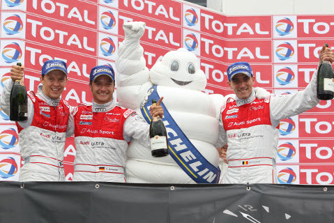 Podium w 24 Hours of Spa | Fot. Audi