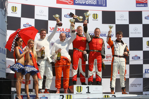 Podium na Slovakia Ringu