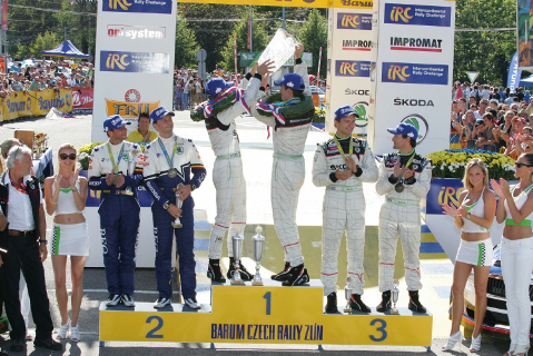 Podium Barum Rally | Fot. ircseries.com