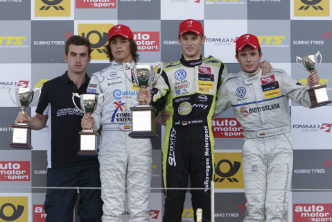 Podium na Silverstone | Fot. VW