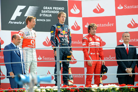 Podium na Monzy | Fot. Ferrari