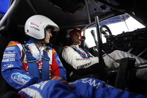 Marco Simoncelli i Mikko Hirvonen | Fot. Castrol