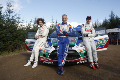 Marco Simoncelli, Mikko Hirvonen i Jonathan Rea | Fot. Castrol