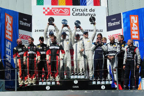 Podium 24 Hores de Barcelona | Fot. 24hseries.com
