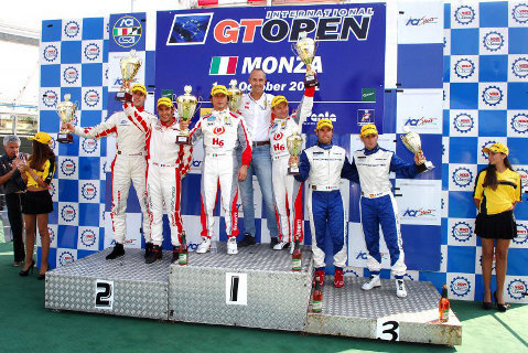 Podium na Monzy | Fot. FOTOSPEEDY