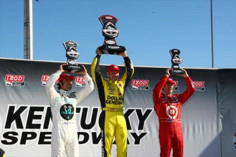 Podium w Kentucky Indy 300 | Fot. Bret Kelley