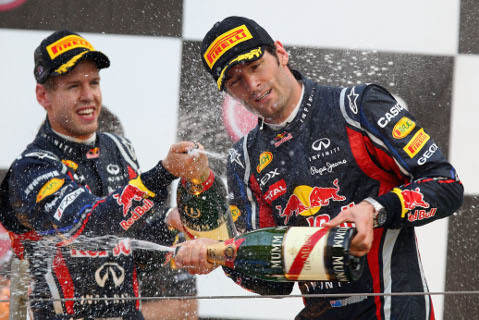 Sebastian Vettel i Mark Webber | Fot. Getty Images