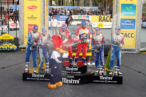 Podium RallyRACC | Fot. GEPA