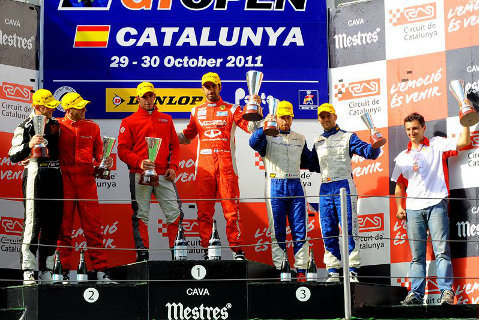 Podium w Montmelo | Fot. Fotospeedy