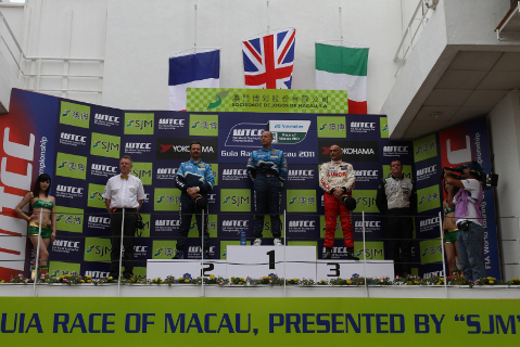 Podium w Makau | Fot. fiawtcc.com