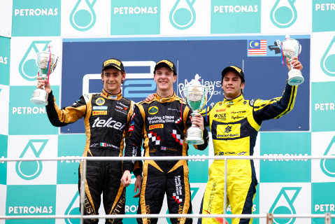 Podium w Sepang | Fot. GP2