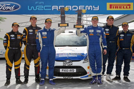 Podium WRC Academy | Fot. alastairfisher.com