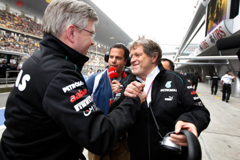 Ross Brawn i Norbert Haug | Fot. Mercedes AMG Petronas