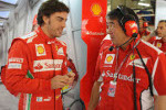 Fernando Alonso i Hirohide Hamashima | Fot. Ferrari
