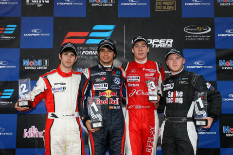 Podium na Monzy | Fot. carlossainzjr.com