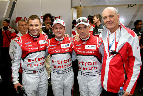 Zwycięzcy kwalifikacji w Spa | Fot., Audi