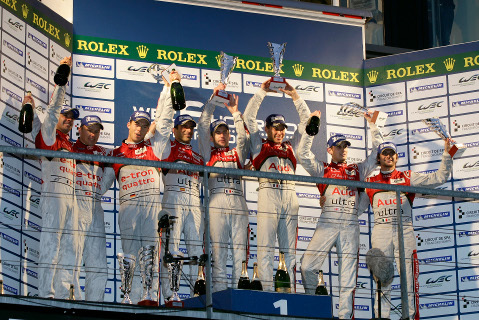 Podium w Spa | Fot. Audi