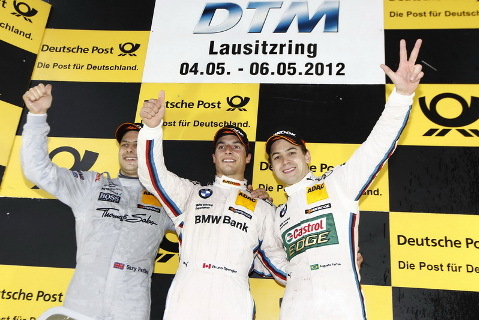 Podium na EuroSpeedway | Fot. dtm.de