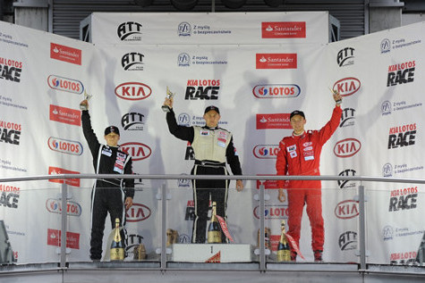 Podium na EuroSpeedway | Fot. Dominik Kalamus