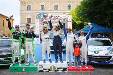 Podium Rally del Adriatico | Fot. acisportitalia.it