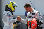 Nico Rosberg i Michael Schumacher | Fot. Mercedes AMG Petronas