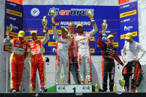 Podium na Nürburgringu | Fot. FOTOSPEEDY