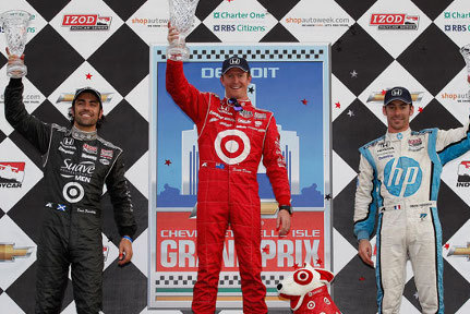 Podium w Detroit | Fot. LAT