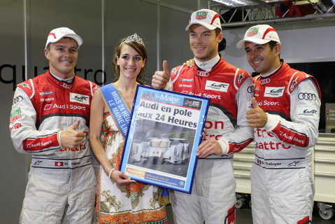 Fässler, Miss Le Mans, Lotterer, Treluyer | Fot. Audi