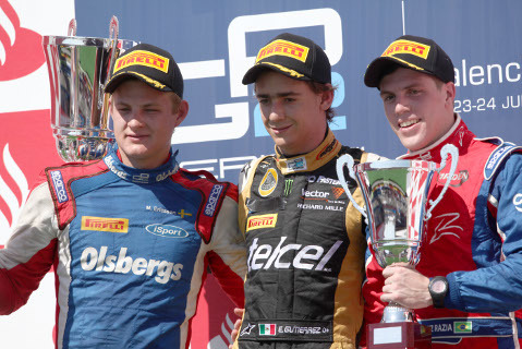Podium w Walencji | Fot. GP2