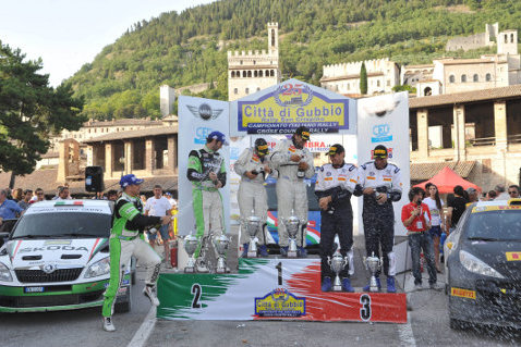 Podium Rally di San Crispino | Fot. acisportitalia.it