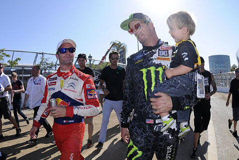 Sebastien Loeb i Ken Block | Fot. Ford Racing