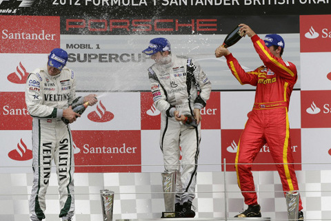 Podium na Silverstone | Fot. racecam.de