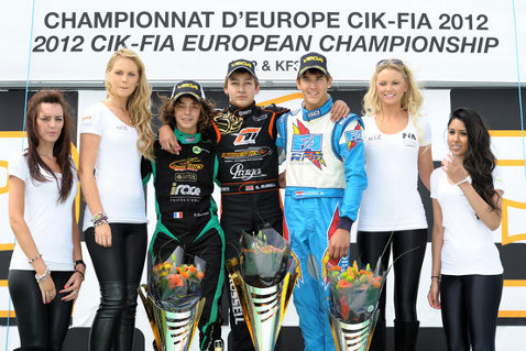Podium w KF3 | Fot. CIK-FIA