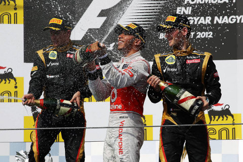 Podium na Hungaroringu | Fot. XPB