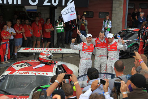 Zwycięzcy Total 24 Hours of Spa | Fot. Audi