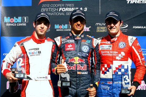 Podium w Snetterton | Fot. carlossainzjr.com